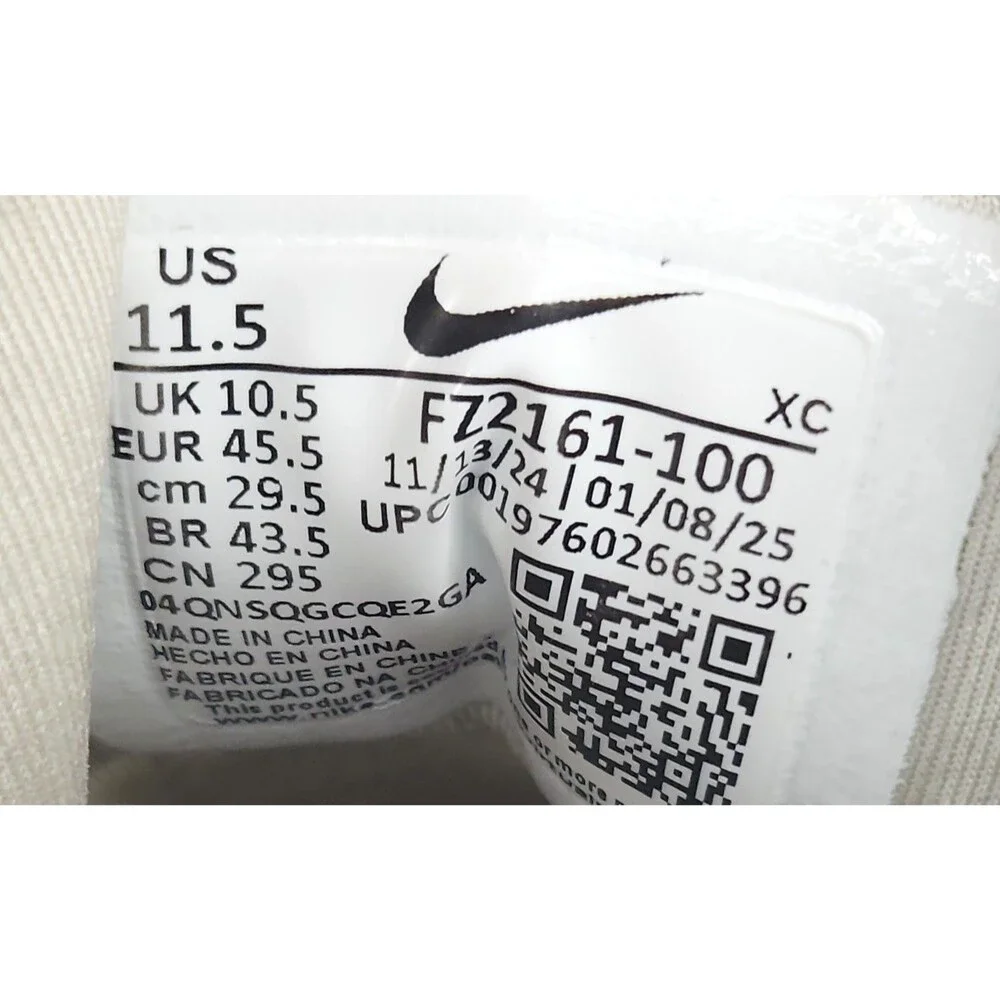 Nike Vapor Pro Tennis Shoes Mens Size 11.5 White Navy Gum Sole FZ2161-100